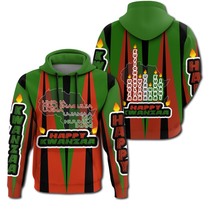 Y2K Ethnic Fashion - Kwanzaa-男性と女性のためのエスニックスタイルのスウェットシャツ,ファッショナブルなフード付きスウェットシャツ,流行の服,アフリカの服