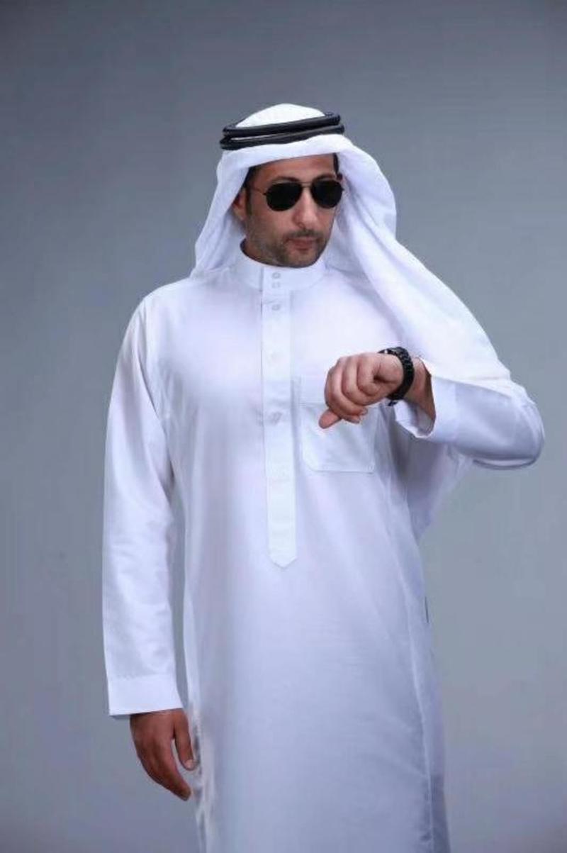 Kurta Men Cotton - イスラム教徒の男性のためのイスラムのドレス,長袖,サウジアラビア,パキスタンのクルタ,イスラム教徒の衣装,カフタン,トーブ