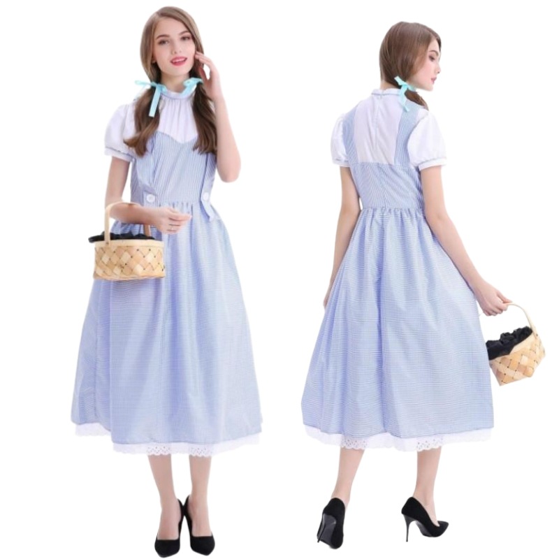 Ethnic Dress Fashion Show - ハロウィンステージパフォーマンスアリスドレスメイドスーツ親子大人ショーコスチュームエスニックファッション婦人服