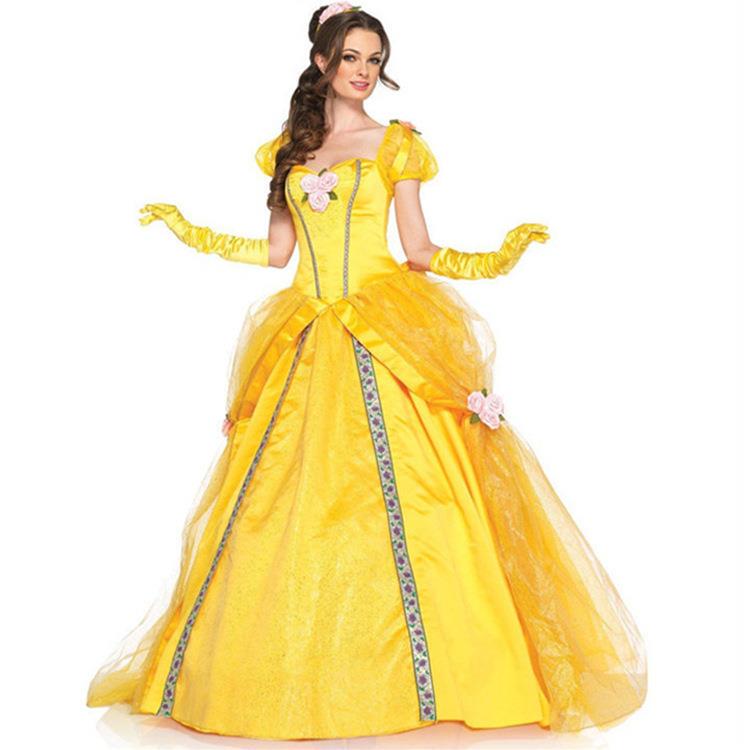 Ethnic Fashion Wear - 大人用ハロウィンプリンセスドレスコスプレ衣装中国メーカーオリジナルデザイン秋の季節ファッションレディースエスニックウェア