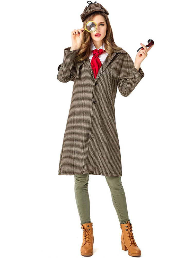 ホームズシャーロックロールプレイング子供用大人用ハロウィンコ - Ethnic Clothing & Online Fashion Store Khaadi Uk のレビューと価格