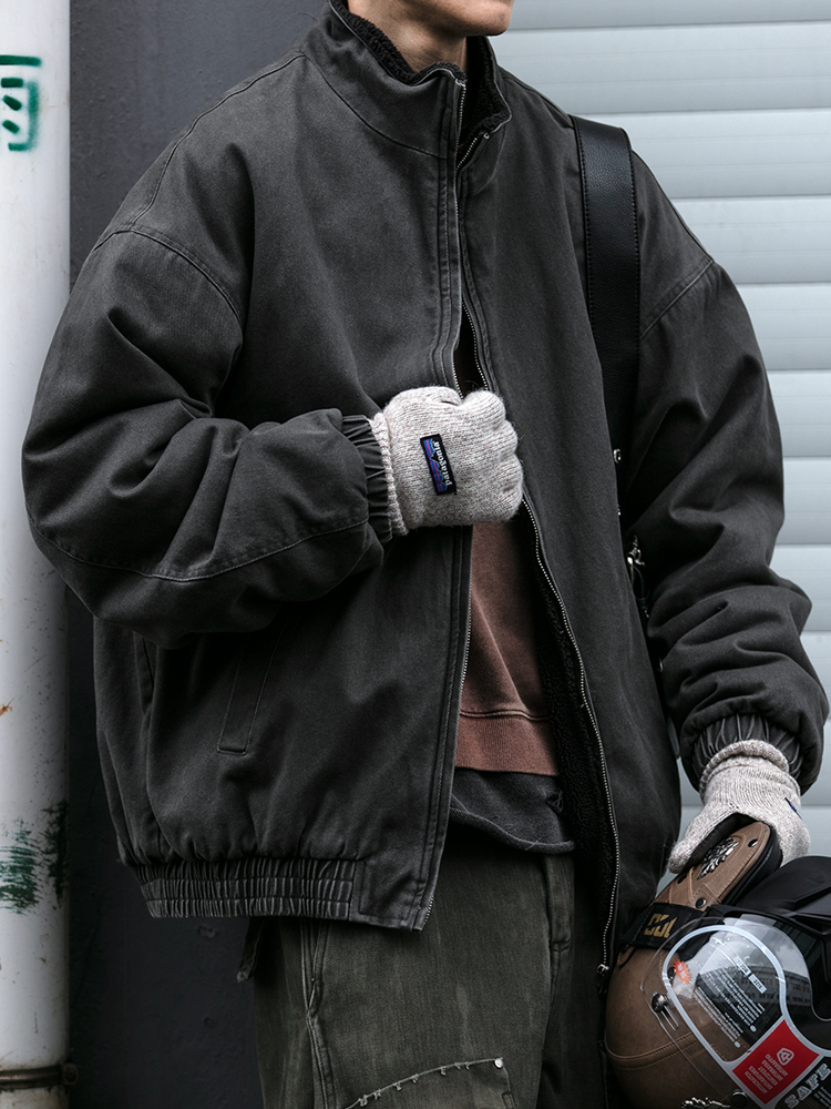 日本のヴィンテージポーラーフリースジャケット男性冬の高品質厚 - Haori Japanese Jacket のレビューと価格