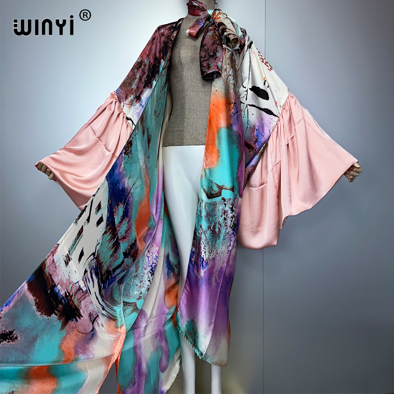 WINYI サマーキモノ パーティー ドレス ビーチウェア  - Kaftan Women Boho のレビューと価格