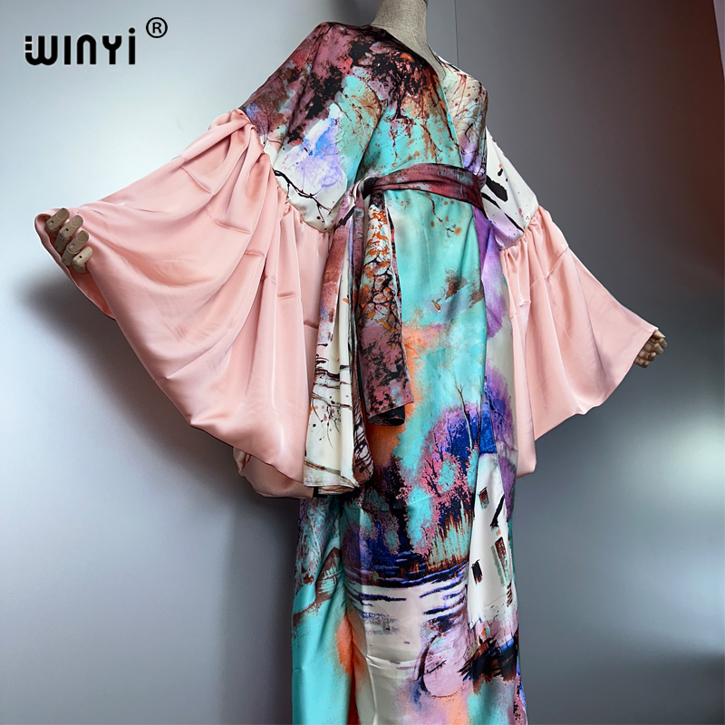 WINYI サマーキモノ パーティー ドレス ビーチウェア  - Kaftan Women Boho のレビューと価格