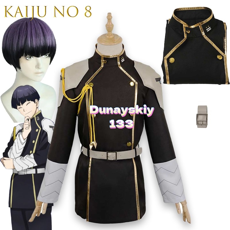 アニメ No 8 怪獣コスプレファンタジー衣装ウィッグ星野宗 - Haori Japanese Jacket のレビューと価格