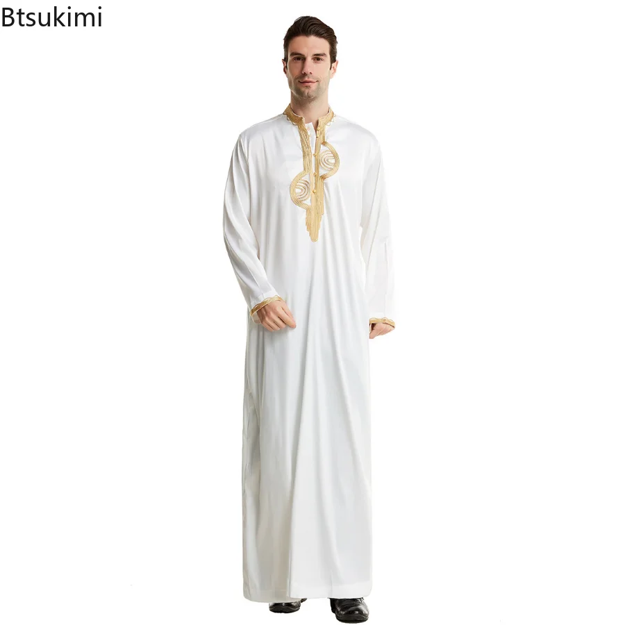 イスラム教徒の男性のためのカフタンのドレス,長袖,スタンドア - Kurta Men Cotton のレビューと価格