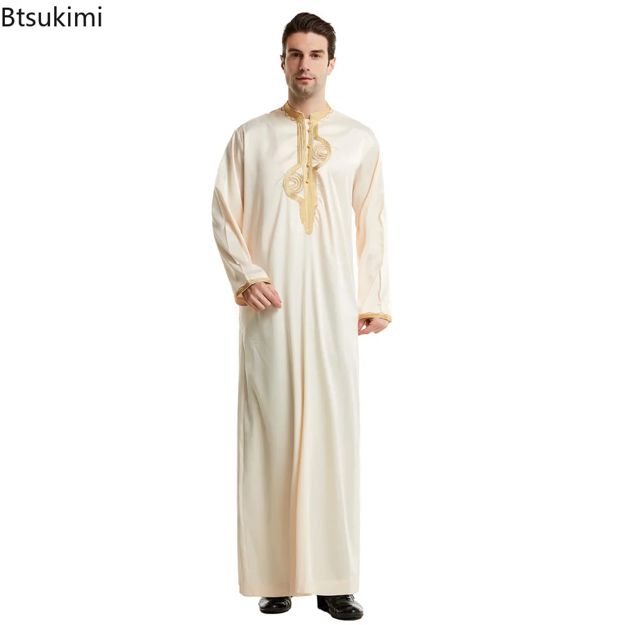 イスラム教徒の男性のためのカフタンのドレス,長袖,スタンドア - Kurta Men Cotton のレビューと価格