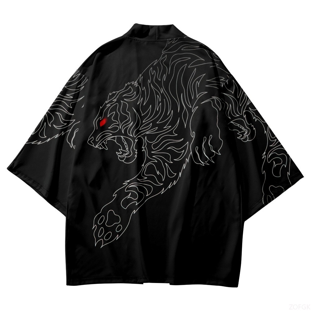黒着物オープンカラー男性と女性の日本の帯男性の浴衣少年羽織ア - Haori Japanese Jacket のレビューと価格