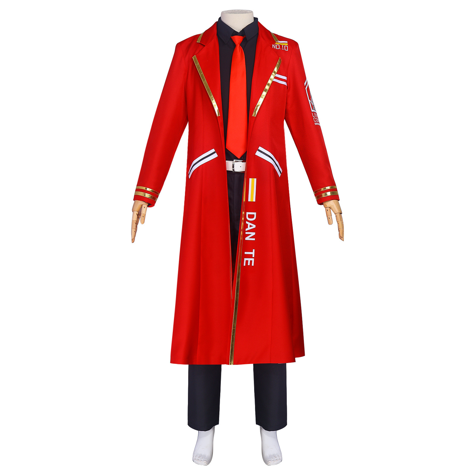 DMC 5 ダンテコスプレ衣装成人男性ロングレッドウインドブ - Haori Japanese Jacket のレビューと価格