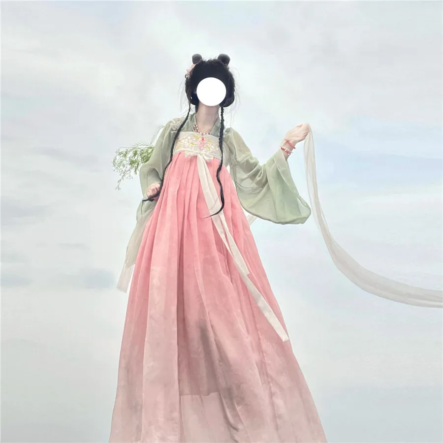 はい、女性用の伝統的な衣装、妖精の漢服、ファッション服、エス - Ethnic Dress Fashion Show のレビューと価格