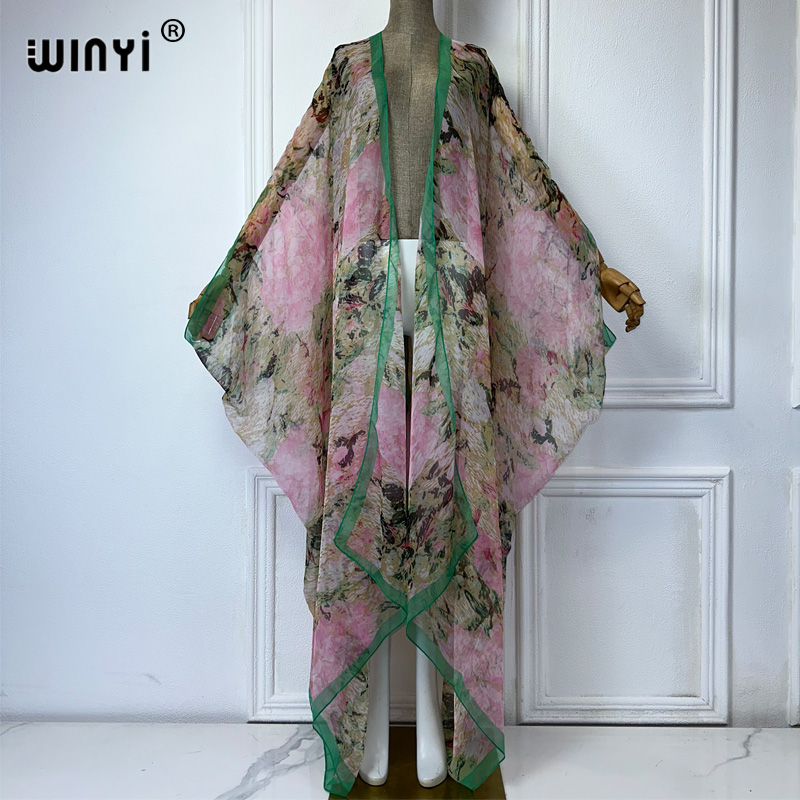 Winyi-自由奔放に生きるプリントのビーチドレス,セクシー - Kaftan Women Boho のレビューと価格