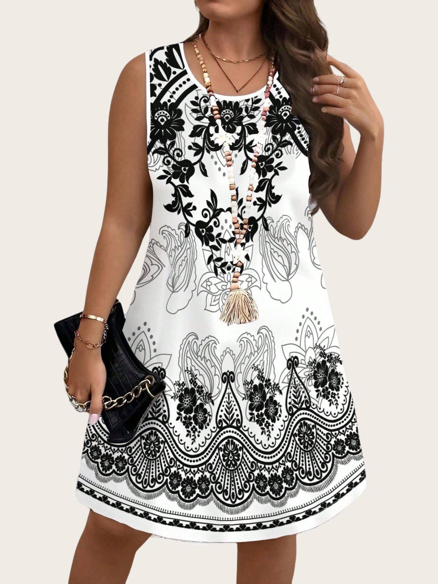エスニックスタイルヴィンテージドレス 2026 夏の女性のド - Ethnic Fashion Clothing のレビューと価格