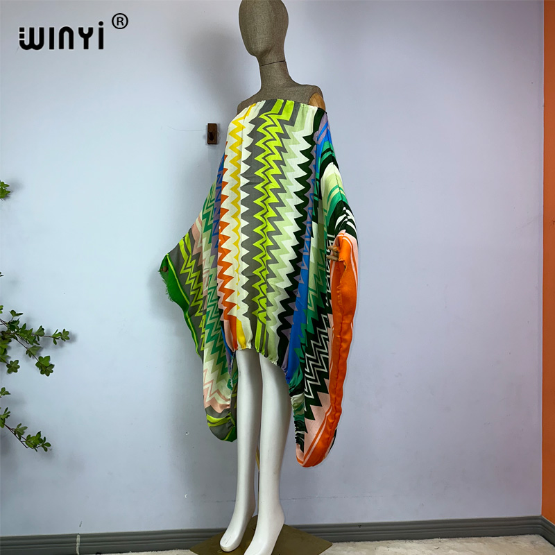 Winyi-女性のためのセクシーなマキシドレス,ビーチドレス - Kaftan Women Boho のレビューと価格