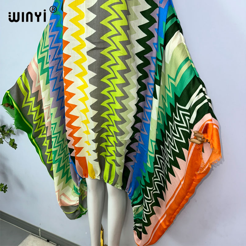 Winyi-女性のためのセクシーなマキシドレス,ビーチドレス - Kaftan Women Boho のレビューと価格