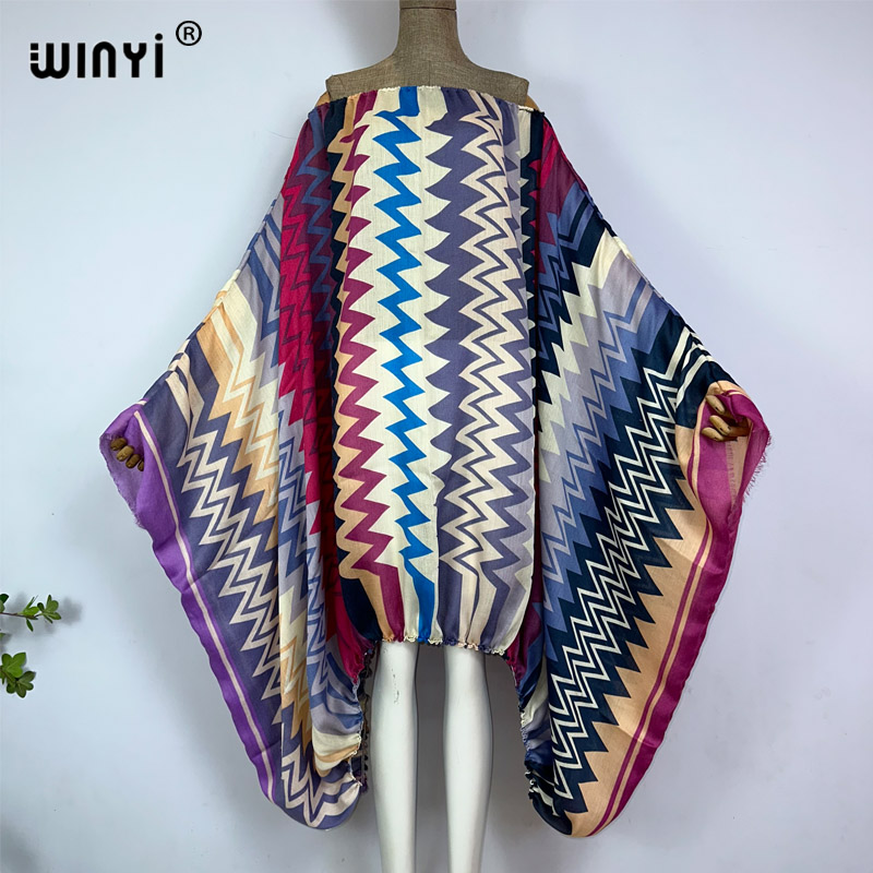 Winyi-女性のためのセクシーなマキシドレス,ビーチドレス - Kaftan Women Boho のレビューと価格