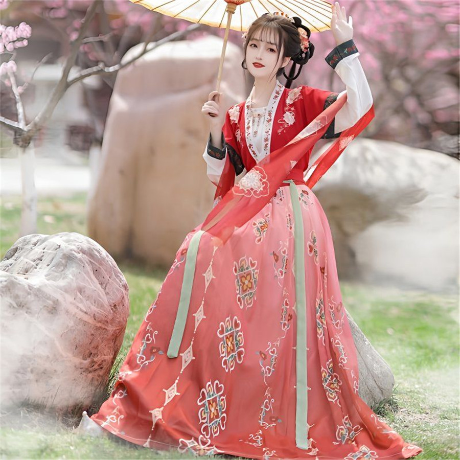 漢服中国の伝統的なドレスコスプレ衣装エスニックスタイルショー - Ethnic Dress Fashion Show のレビューと価格
