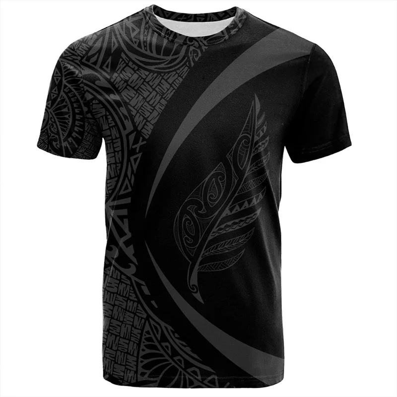 メンズ ポリネシアン トライバル ファーンプリント Tシャツ - Fashion Ethnic Wear For Men のレビューと価格
