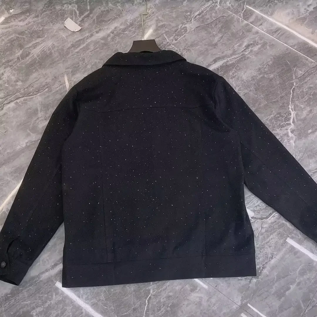 メンズデニムジャケット,スリム,ショート,カジュアル,ブラッ - Haori Japanese Jacket のレビューと価格