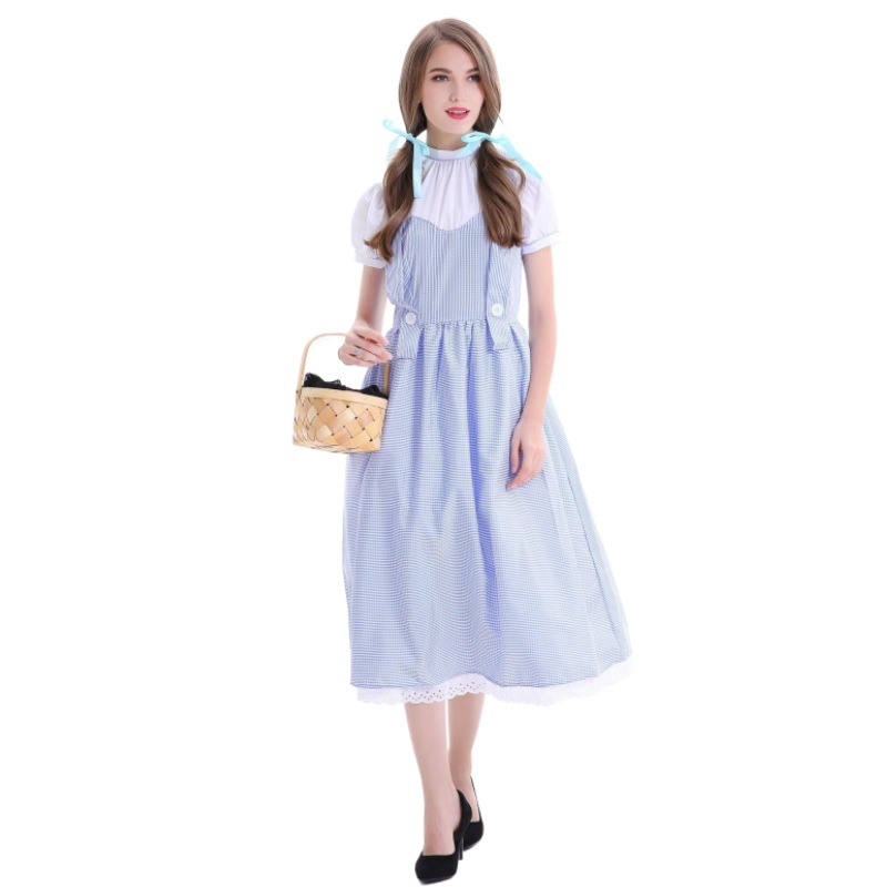 ハロウィンステージパフォーマンスアリスドレスメイドスーツ親子 - Ethnic Dress Fashion Show のレビューと価格