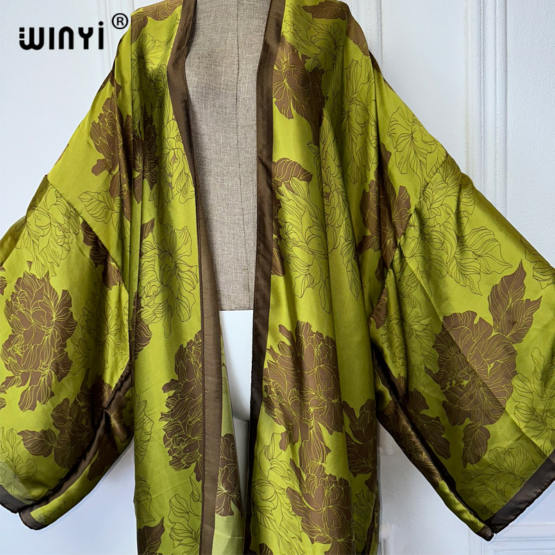 Winyi-女性のボヘミアンプリント着物,カーディガン,ビー - Kaftan Women Boho のレビューと価格