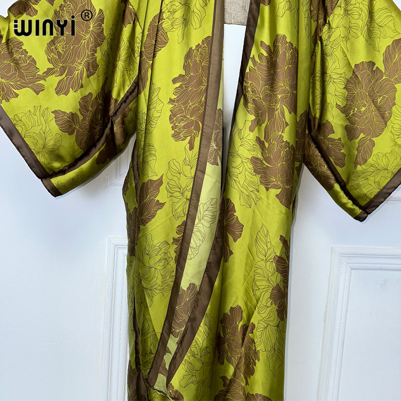 Winyi-女性のボヘミアンプリント着物,カーディガン,ビー - Kaftan Women Boho のレビューと価格