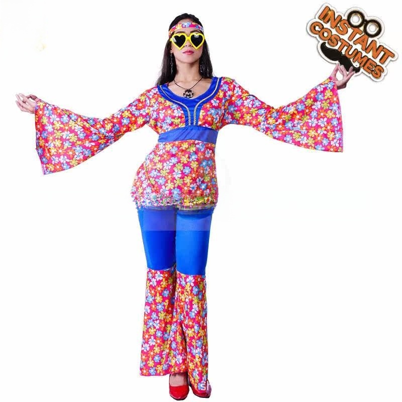 女性のビッグフラワーヒッピースーツディスココスチュームハロウ - Ethnic Clothing & Online Fashion Store Khaadi Uk のレビューと価格