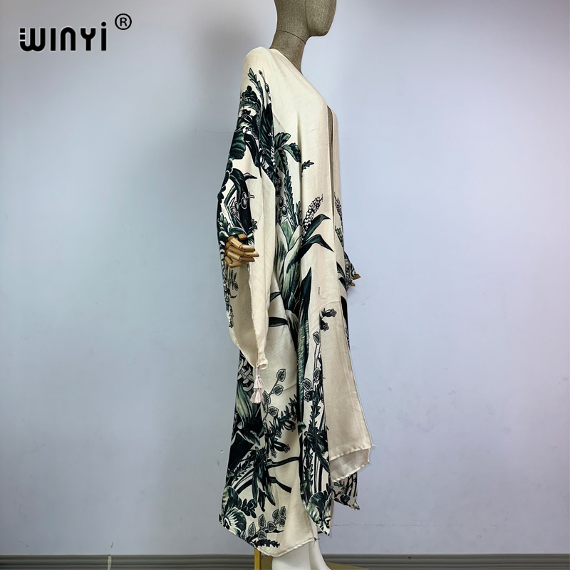 Winyi-アフリカの着物,自由奔放に生きるプリント,ビーチ - Kaftan Women Boho のレビューと価格