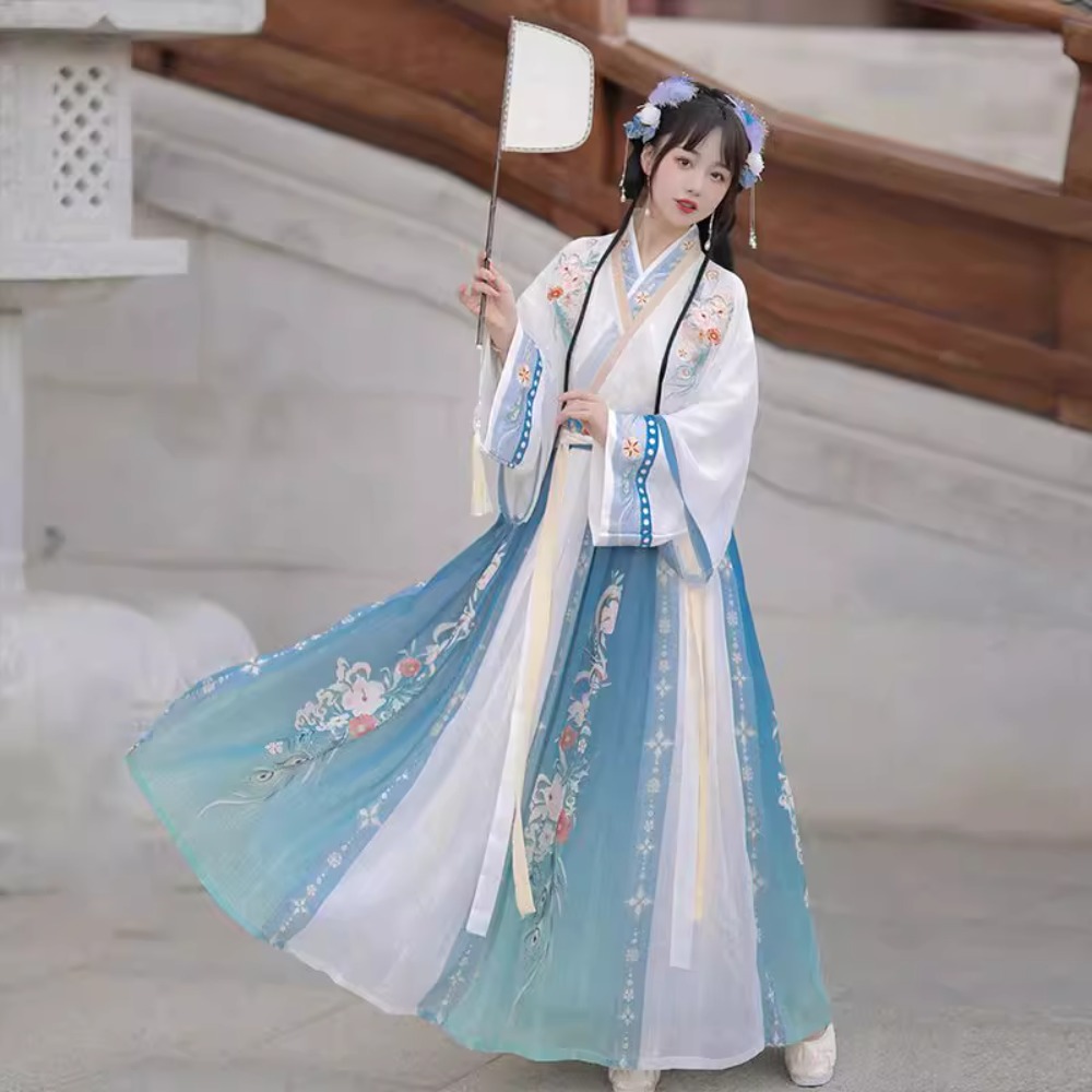 韓服中国の伝統的なドレスコスプレ衣装エスニックスタイルショー - Ethnic Fashion Wear のレビューと価格